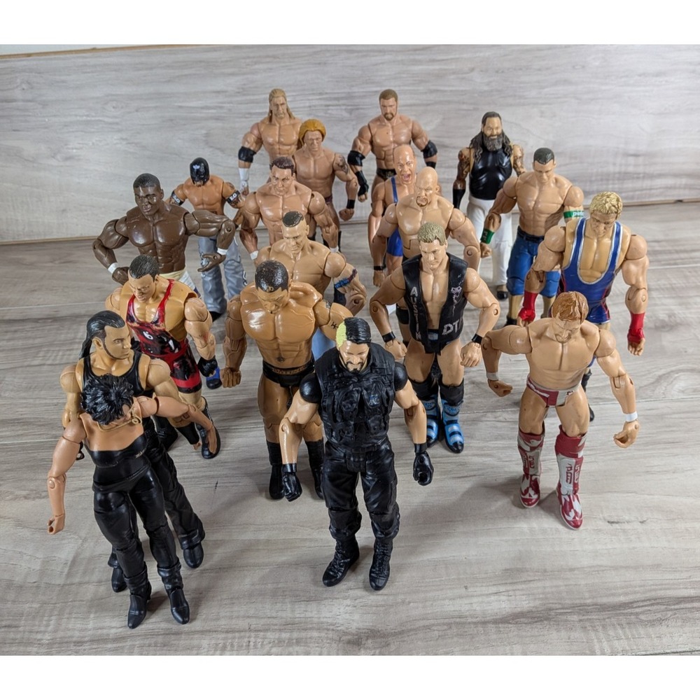 Mattel WWE Collection Action Figure Wrestling MIX Lot of 19 Figures